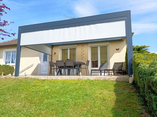 Réalisation Thézard Menuiserie — Pergolas bioclimatiques